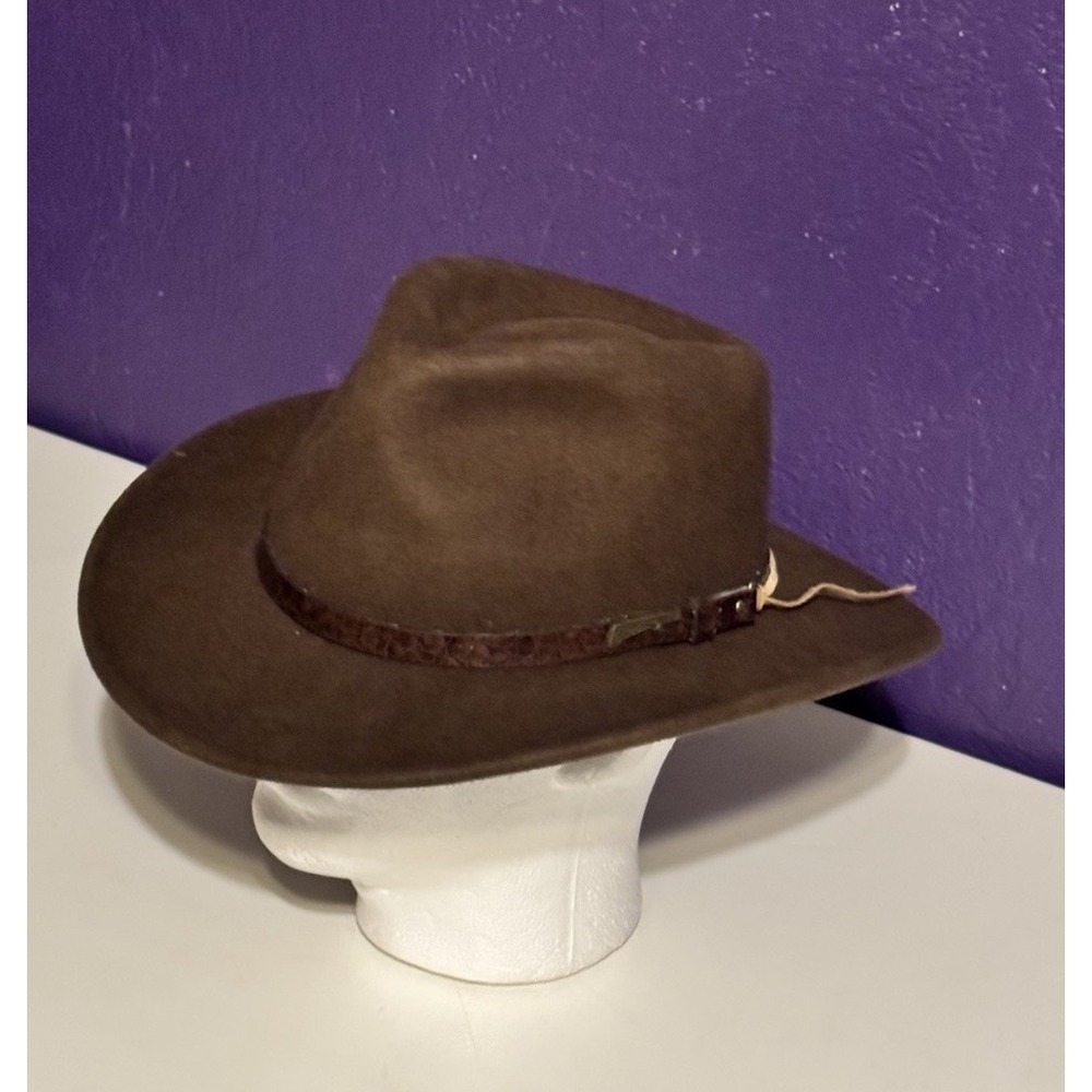 Vintage Indiana Jones 100% Wool Hat Dorfman Pacific Collection Medium Cosplay